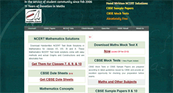 Desktop Screenshot of cbsemath.com
