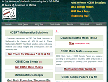Tablet Screenshot of cbsemath.com